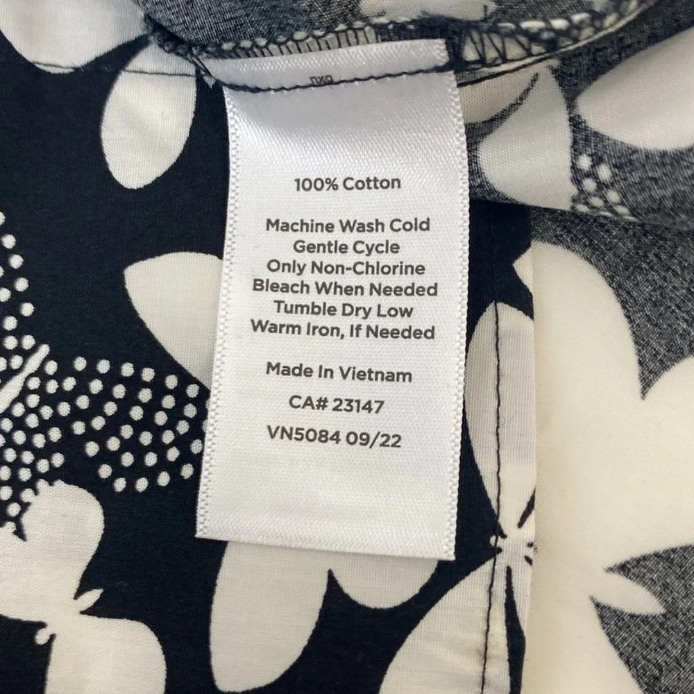 Talbots Dress Size 8 Butterfly Print